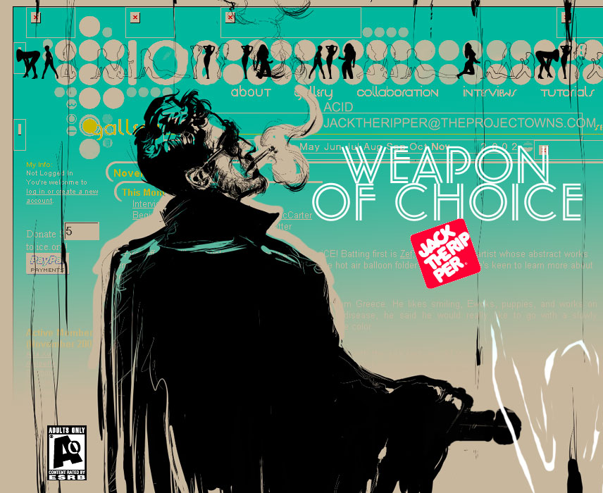 Weapon of choice by Jack the Ripper