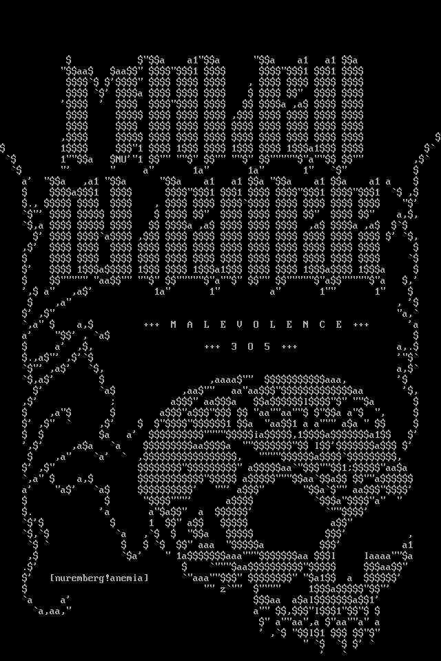 Malevolence by Nuremeberg