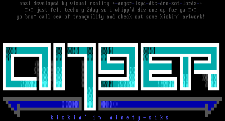 anger font #1 by visual reality