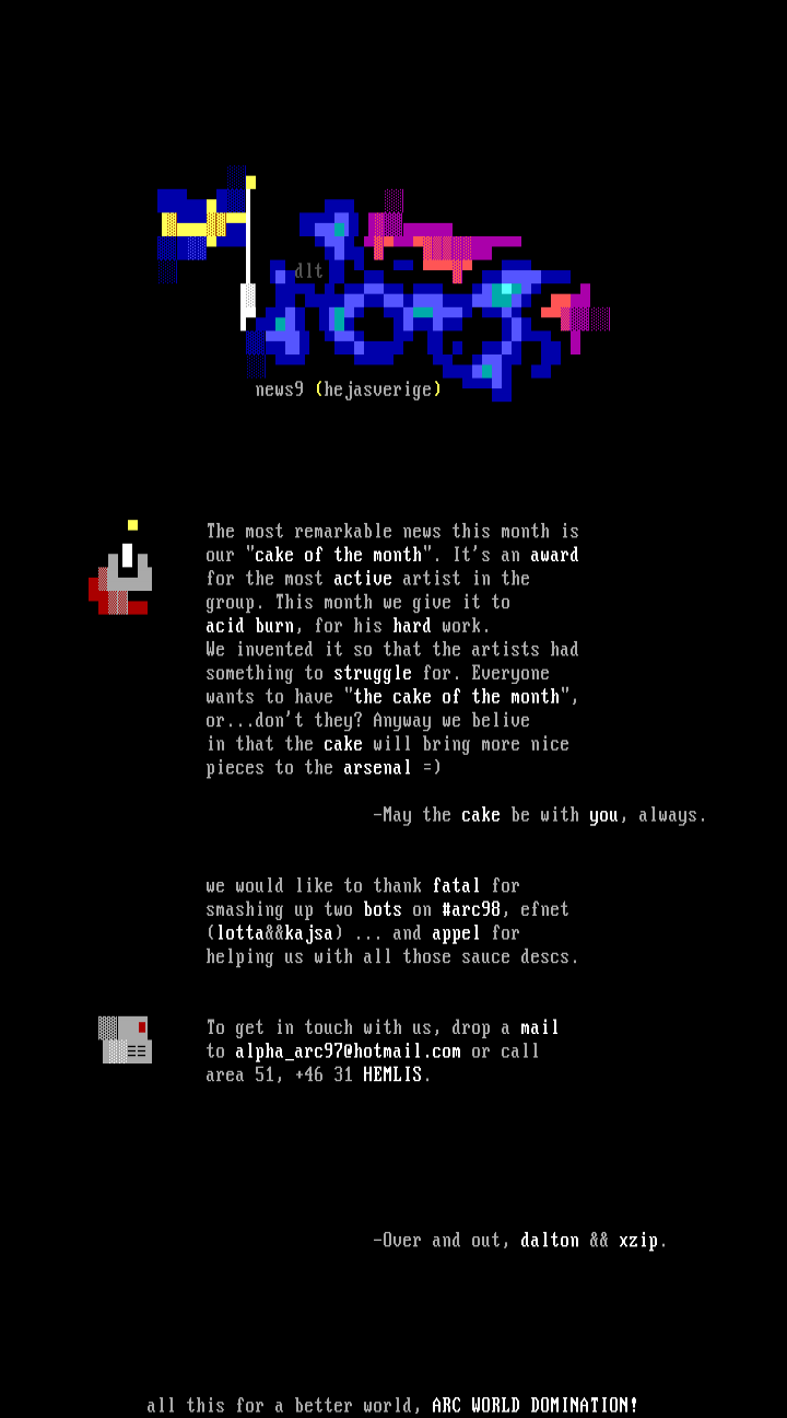 August'98 News by ARC Staff