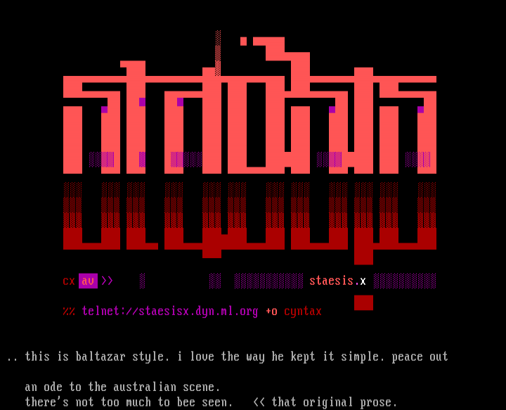 staesisx.telnet by cyntax
