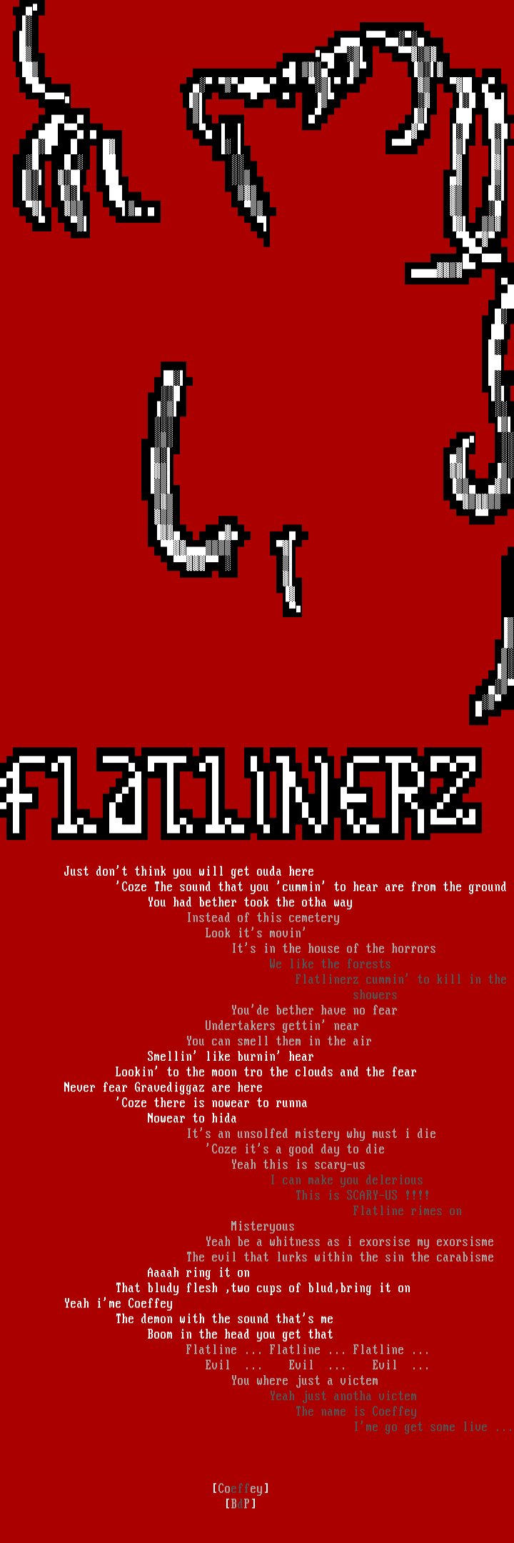 Flatlinerz'rap by Coeffey