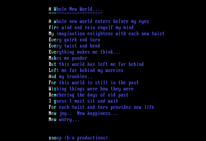 Literature by Snoop