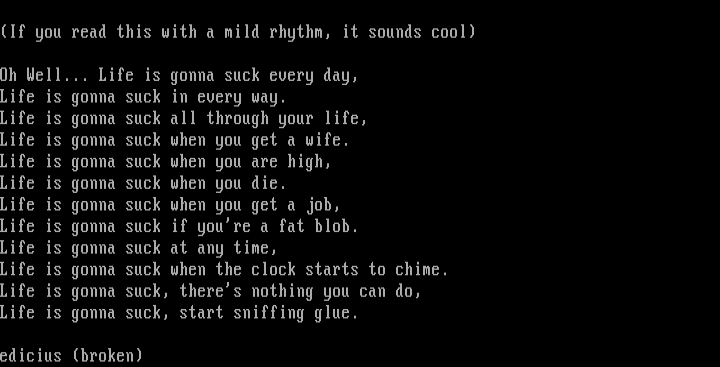 Life is gonna suck... by Edicius