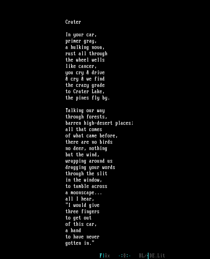 'Crater' by Flux