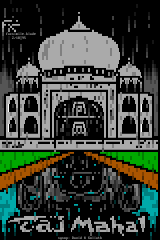 taj mahal by facsimile