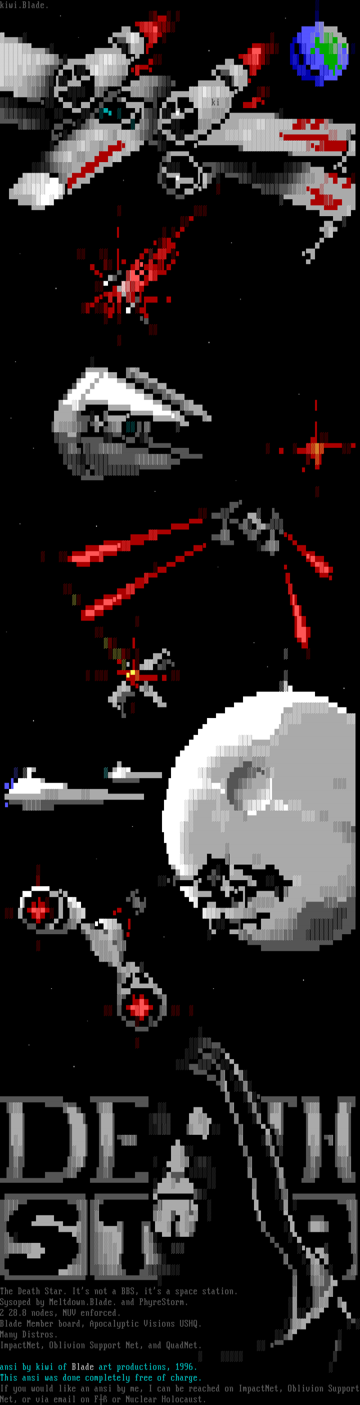 the death star by kiwi