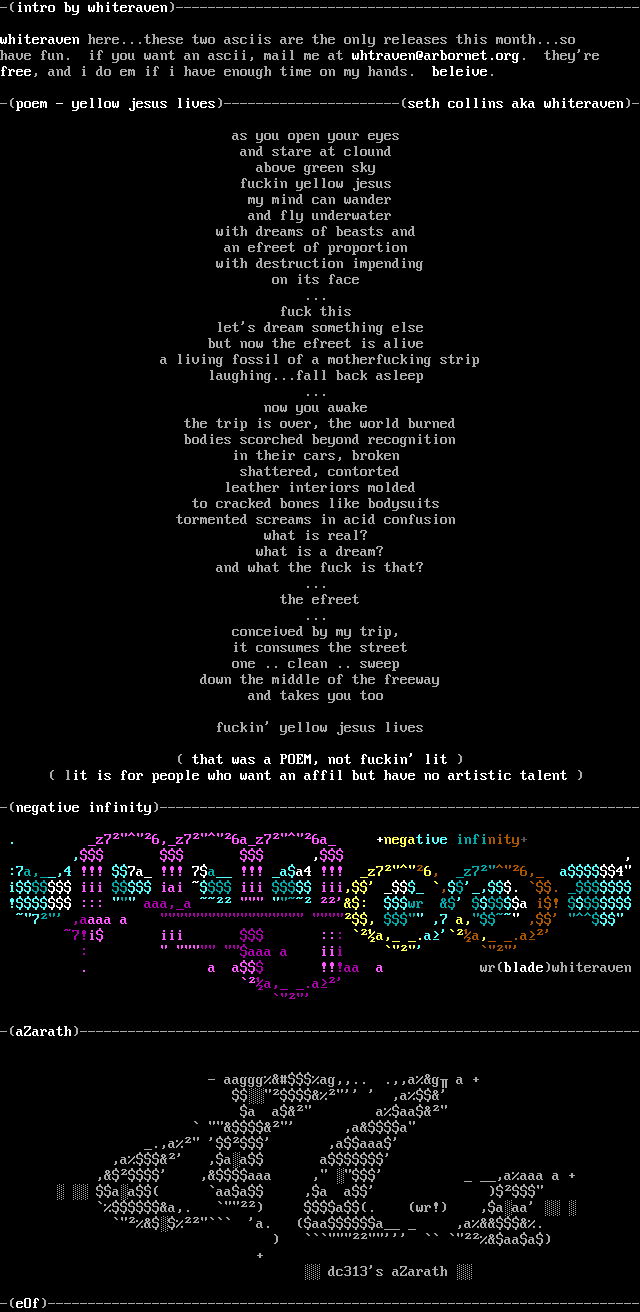 january97 ascii colly by whiteraven