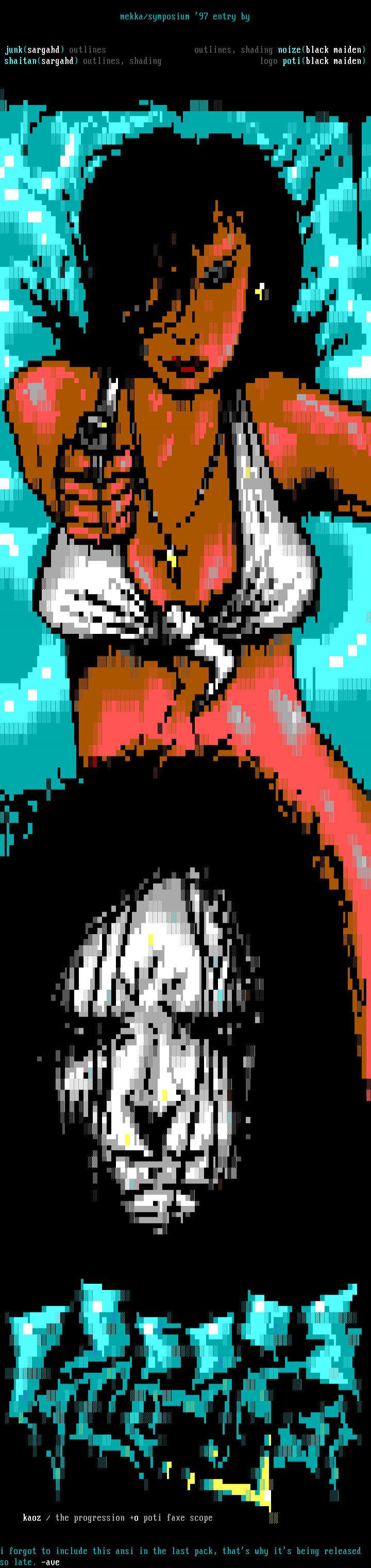kaoz (mekka '97 - ansicompo-entry) by junknoizepotishaitan