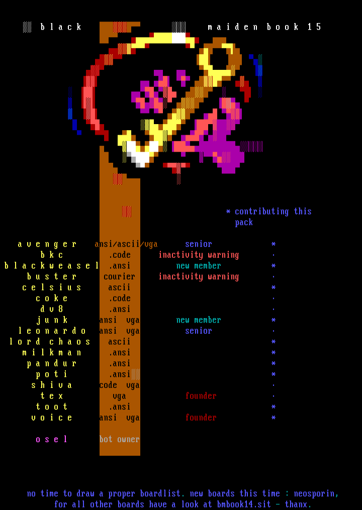 bm memmen liste by black maiden
