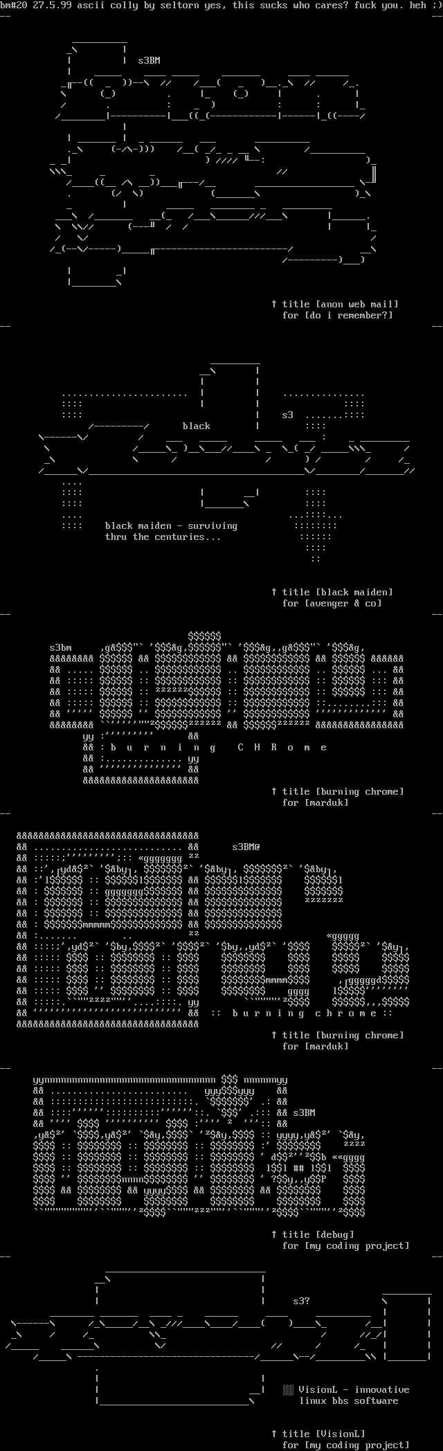 ascii colly by seltorn