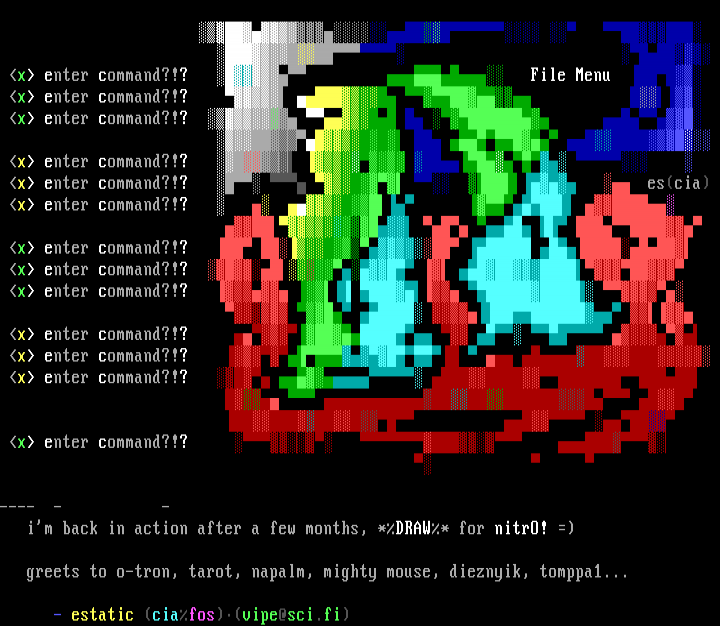 nitrO! - menu thingiE... by estatic