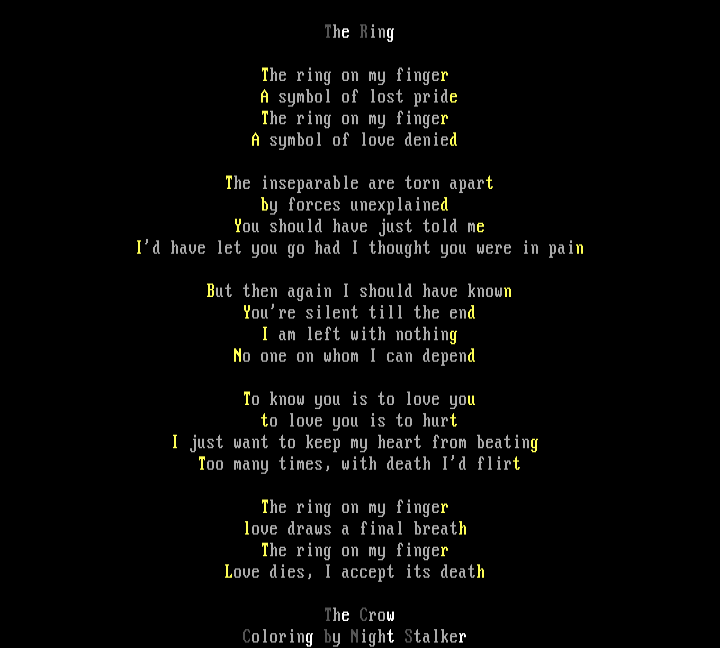 The Ring by The Crow