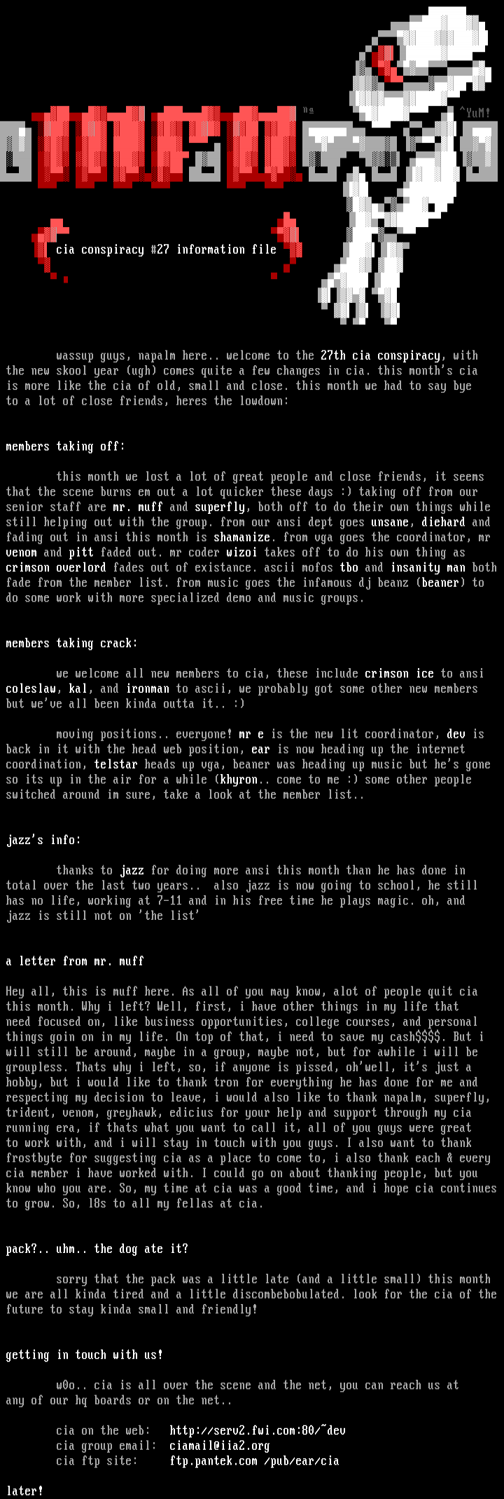 cia conspiracy #27 inf0z.. by CiA