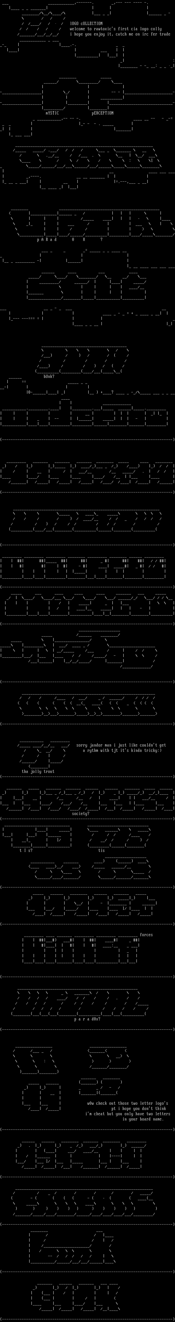ascii colly by raw toxic