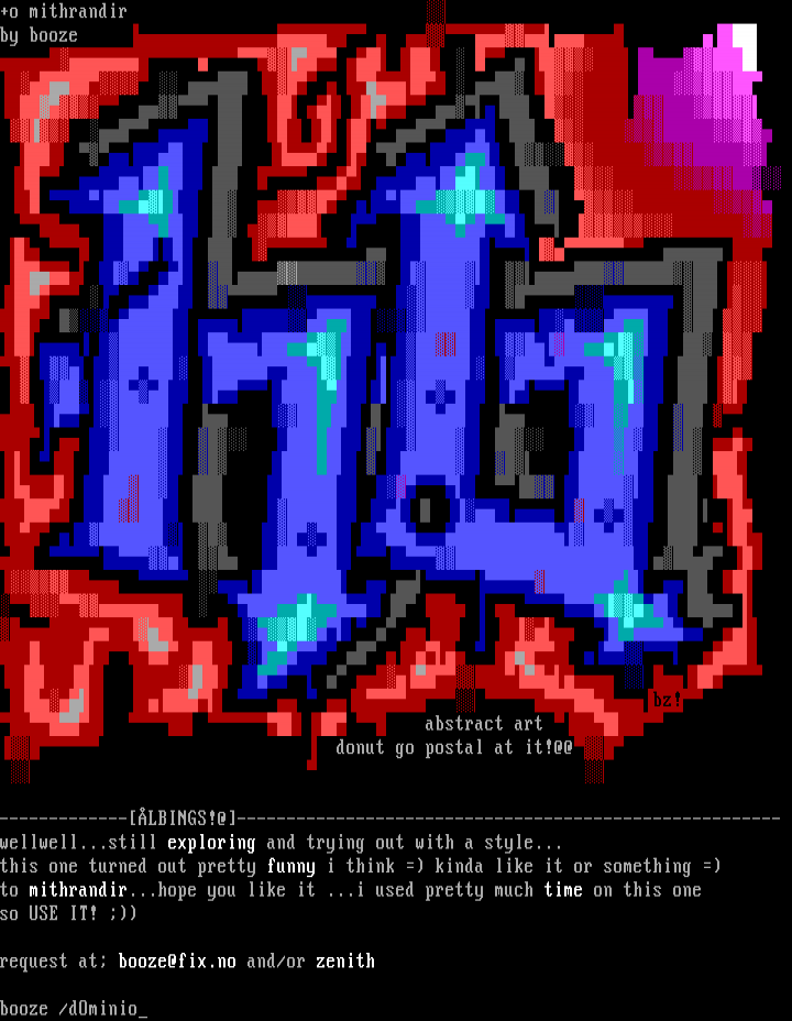 HB ansi..funny ;) by booze