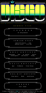 Member Listing by Senior Staff