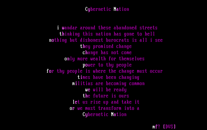 Cybernetic Nation LiT by Misfit
