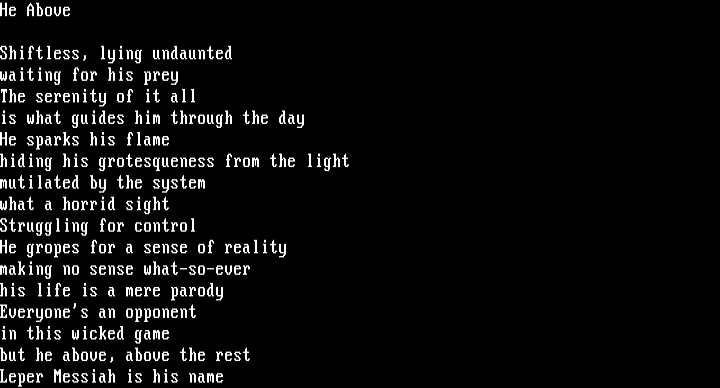 "He Above" by Leper Messiah