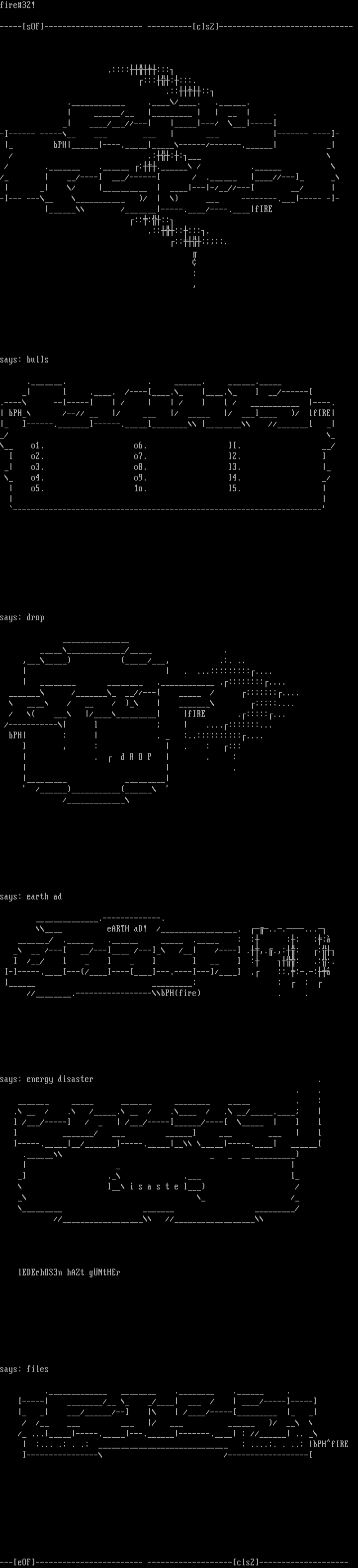 march ascii logo colly by baphomet