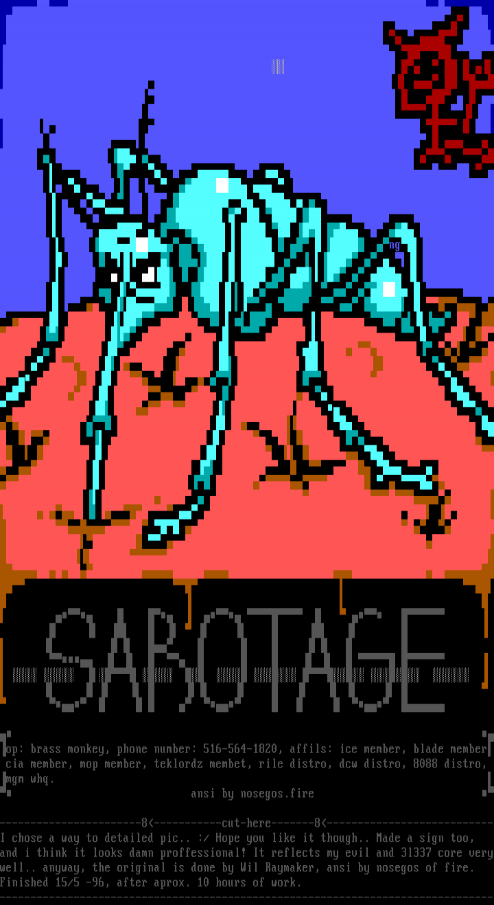 sabotage by nosegos