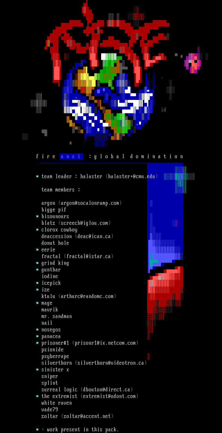 #INFO# Fire Ansi Memlist by Iodine/Halaster
