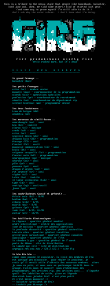 Fire Memberlist for 11/95 by Eerie