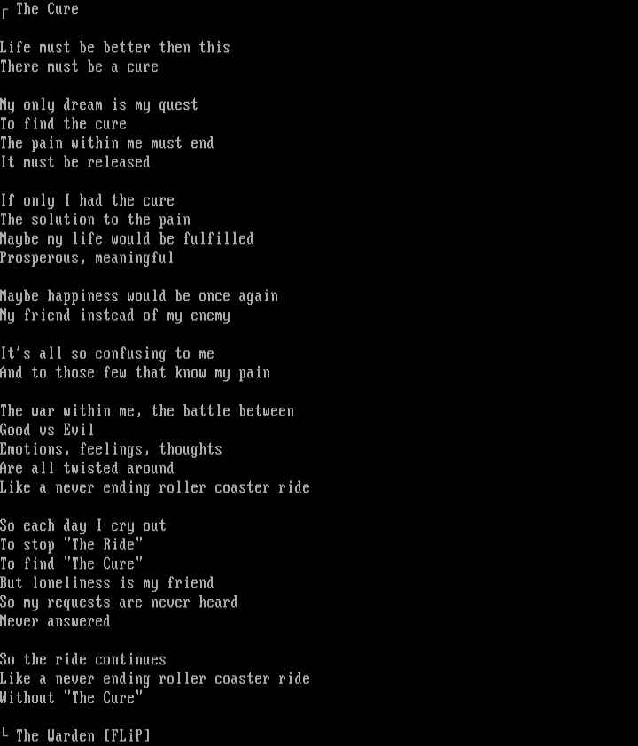 The Cure by The Warden