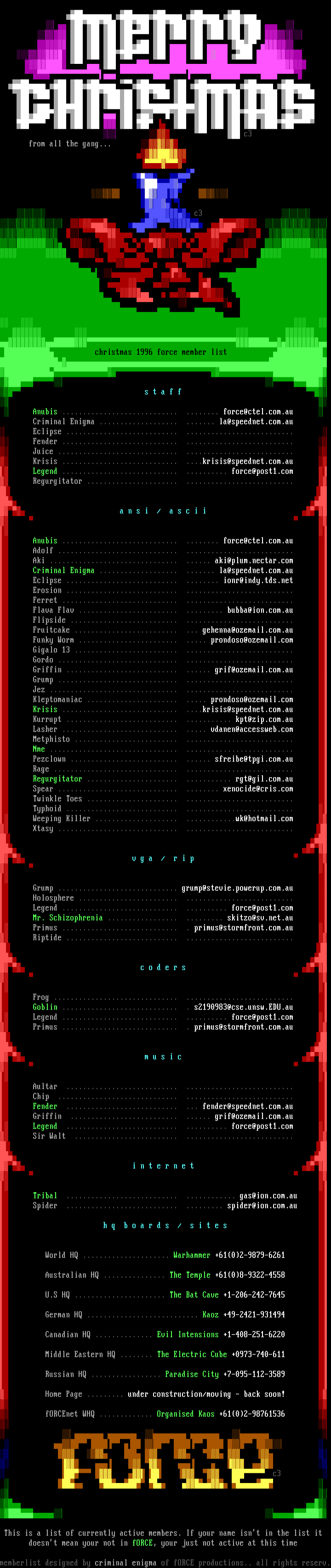 Force Memberlist by force