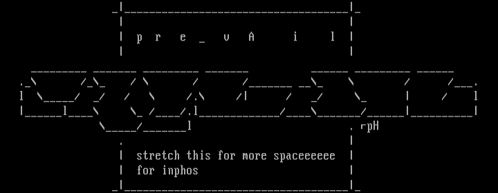 prevail ascii by phobia