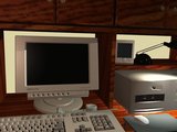 Computer on a desk by Manerve