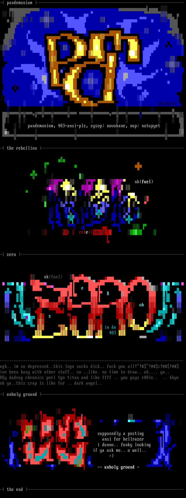 Ansi logos pack 13 by Novokane