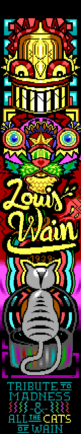 Tribute to Louis Wain by Luminator