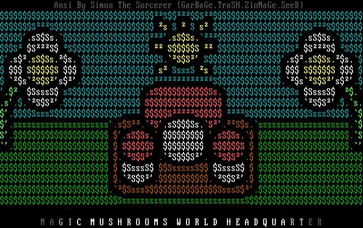 Magic Mushrooms by Simon The Sorcerer