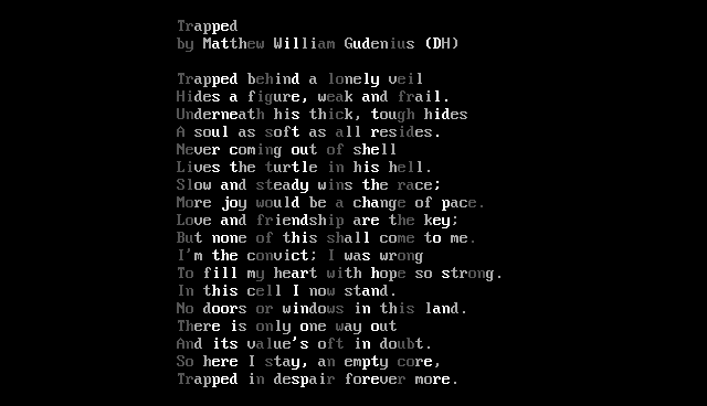 TRAPPED