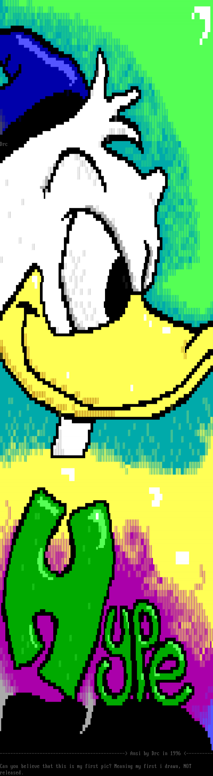 " Drc, Donald Duck, 1st pic ever " by Drc