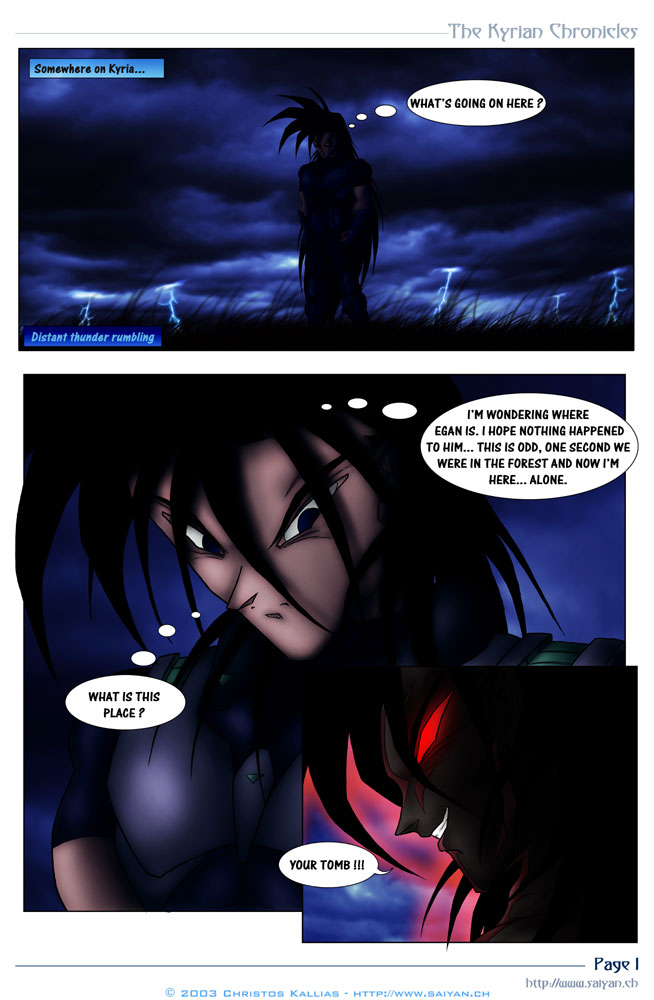 Kyrian Chronicles Page 1 by Saiyan