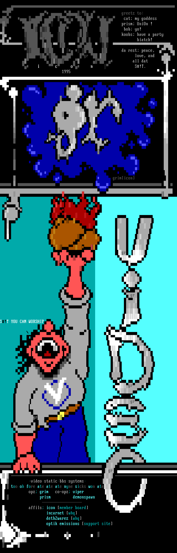 video static by grim