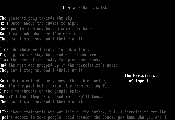 To those who love me... by The Narccissist