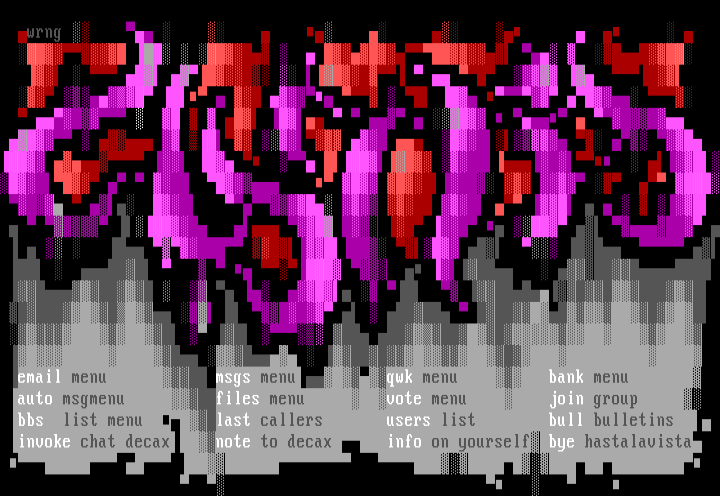 Dystopia main menu by Mr.Wrong