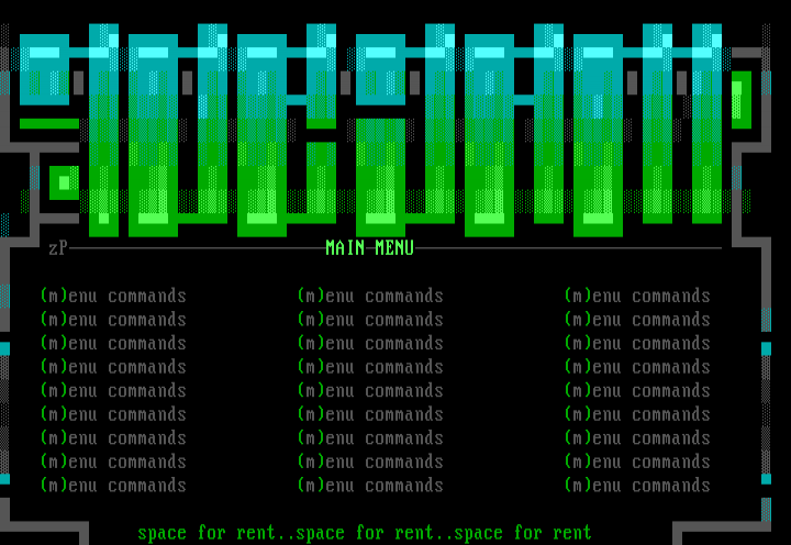 Toe-Jam main menu by Zippy