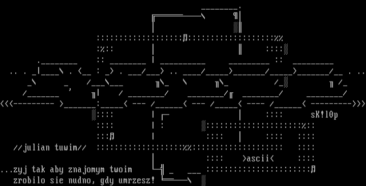 aSCII - zyj tak =) by sIMONkING