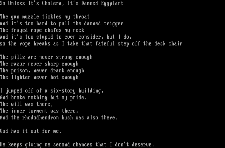 So Unless It's Cholera, It's Damned by Coyote