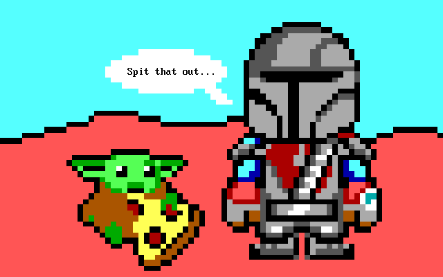 Grogu hungy