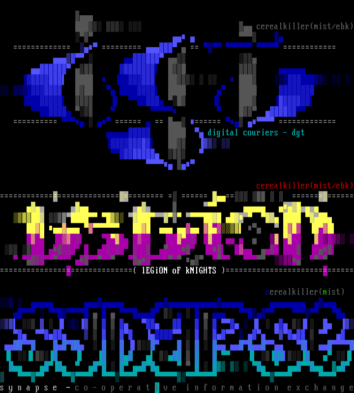 ANSI logocolly for july by Cereal Killer