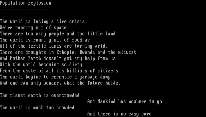 Population Explosion by D'Artagnan