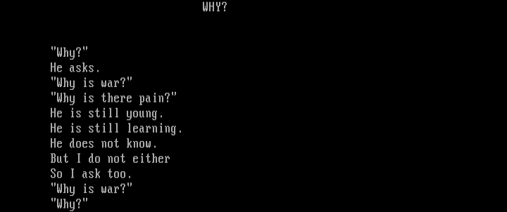 "Why?" by D'Artagnan