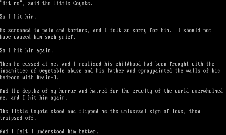 Coyote by Coyote