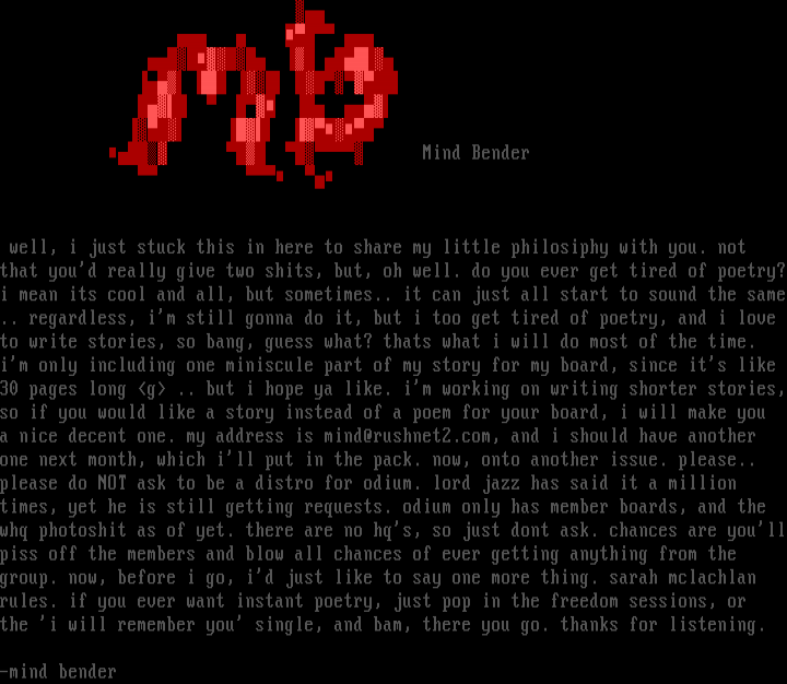 mind bender info file by mind bender