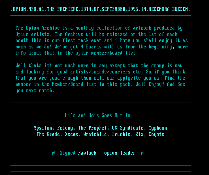 Opium Gfx First Info File